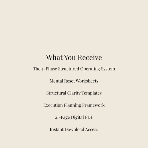 The Structured Reset™